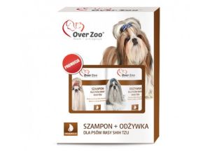 OVERZOO Dwupak dla psów rasy Shih Tzu, szampon 250ml + odżywka 240ml