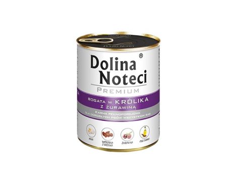 DOLINA NOTECI Bogata w królika z żurawiną 800g