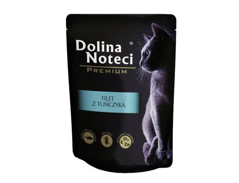 DOLINA NOTECI Filet z tuńczyka dla kotów saszetka 85g