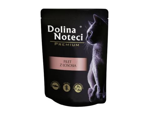 DOLINA NOTECI Filet z łososia dla kotów saszetka 85g