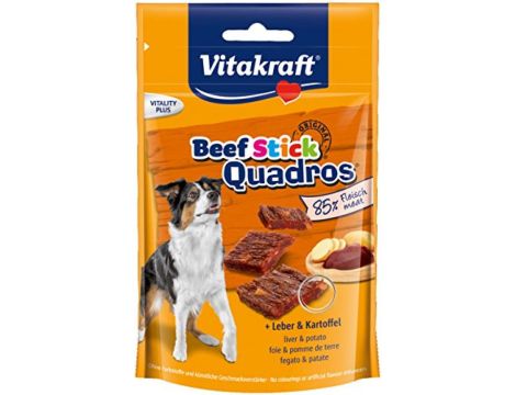 VITAKRAFT BEEF STICK QUADROS przysmak z wątróbką i ziemniakami dla psa 70g