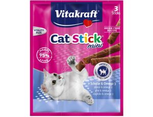 VITAKRAFT CAT STICK MINI flądra i omega3 przysmak dla kota 3szt