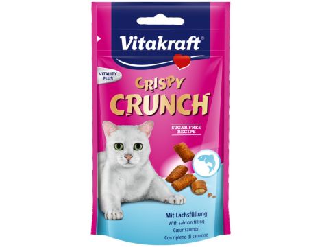 VITAKRAFT CRISPY CRUNCH przysmak dla kota, łosoś 60g