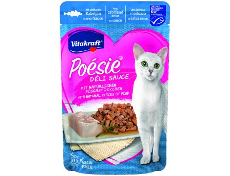 VITAKRAFT POESIE DELI SAUCE dorsz saszetka dla kota 85g