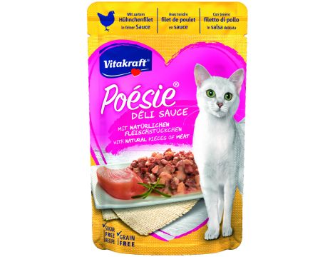 VITAKRAFT POESIE DELI SAUCE kurczak saszetka dla kota 85g