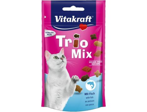 VITAKRAFT TRIO MIX przysmak dla kota ryba 60g