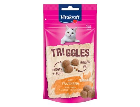 VITAKRAFT TRIGGLES przysmak z indykiem dla kota 40g