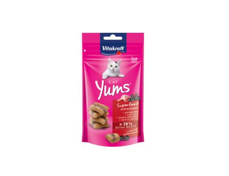 VITAKRAFT CAT YUMS przysmak dla kota, kaczka z czarnym bzem 40g