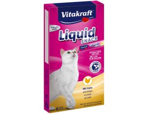 VITAKRAFT CAT LIQUID SNACK przysmak z kurczakiem i tauryną dla kota 6szt +2szt gratis - image 2