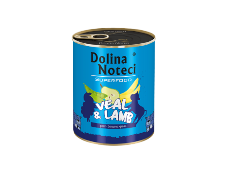 DOLINA NOTECI SUPERFOOD Cielęcina i jagnięcina 400g