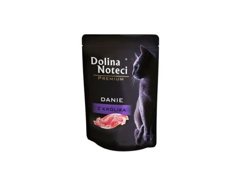 DOLINA NOTECI Danie z królika dla kotów saszetka 85g