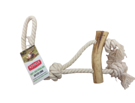 4DOGS Szarpak Gryzolina KNOT L HARD 40cm