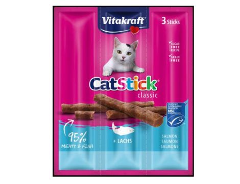 VITAKRAFT CAT STICK MINI łosoś przysmak dla kota 3szt