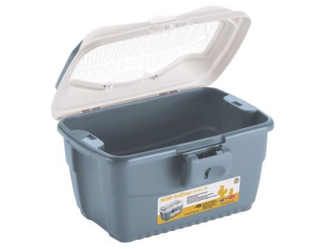 STEFANPLAST Transporter Mini Gulliver dla psa lub kota, biało-niebieski 40x30x24cm [81776] - 3