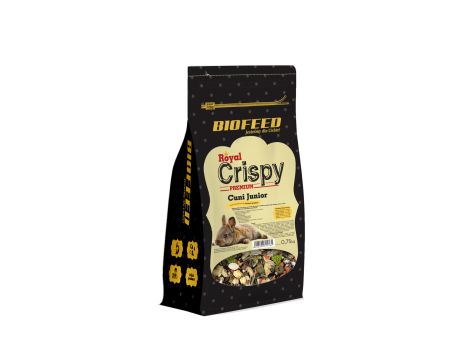 BIOFEED ROYAL CRISPY PREMIUM Cuni Junior pokarm dla młodych królików 750g