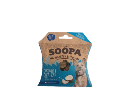 SOOPA Healthy BITES Coconut & Chia Seed (kokos i nasiona chia) 50g