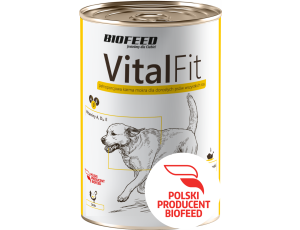 BIOFEED VITALFIT puszka dla psów z drobiem 415g