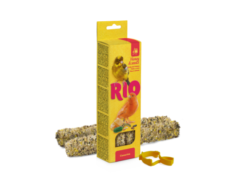 RIO Kolba dla kanarków miód i nasiona 2x40g [22160]