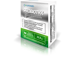 EUROWET Probiotyk dla kotów 15x1,5g