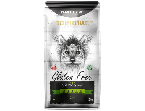 BIOFEED EUPHORIA GLUTEN FREE Mini & Small dla psów mini i małych ras z jagnięciną 2kg