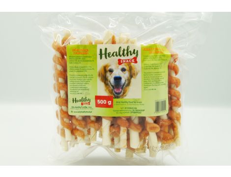 HEALTHY SNACK Skóra wołowa z kurczakiem 500g {NS-126]