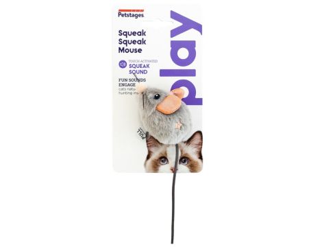 PETSTAGES Squeak squeak mouse Myszka piszcząca [PS70377]