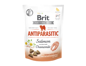 BRIT CARE Dog Functional Snack Antipararistic Salmon & Chamomile 150g