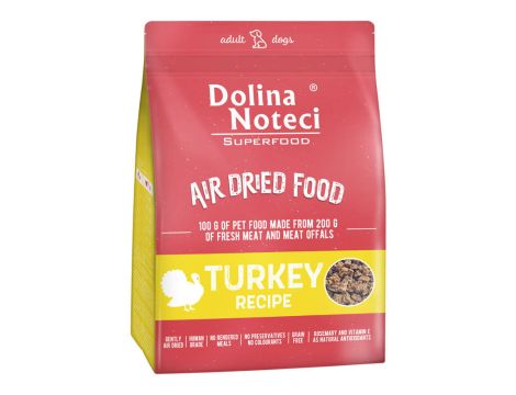 DOLINA NOTECI SUPERFOOD Danie z indyka karma suszona dla psa 1kg