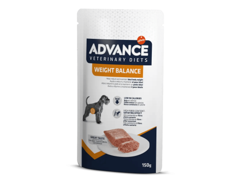 ADVANCE DIET Weight Balance - mokra karma dla psów z nadwagą 150g - 2