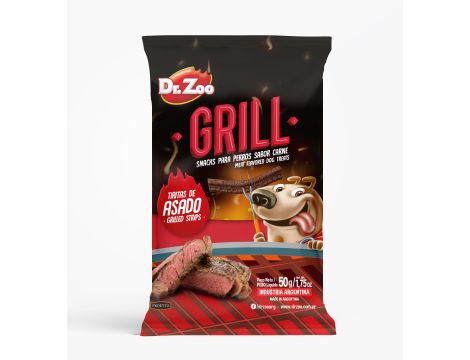 DR ZOO Grill Tiritas de Asado - Grillowane paski dla psa o smaku pieczeni 50g [11211]