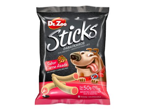 DR ZOO Sticks Carne Asada - Paluszki dla psa o smaku grillowanego mięsa 50g [11186]