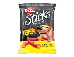 DR ZOO Sticks Cheddar & Panceta - Paluszki dla psa o smaku sera i bekonu 50g [11255]