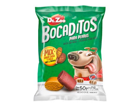 DR ZOO Bocaditos Mix Carne & Pollo - Przekąski dla psa Mix o smaku wołowiny i kurczaka 50g [11141]