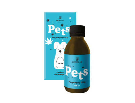 HEMPLAB PETS Olej z 5% CBD dla psów powyżej 10kg 100ml