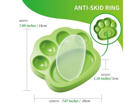 PDH Paw 2-in-1 Mini Green Easy - Miska dla psa zielona [PDHF012] - 3