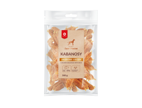 MACED Kabanosy drobiowe z ryżem 500g