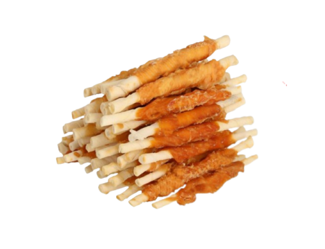 HILTON Chicken Wrap white rawhide stick/ Białe pałeczki owinięte kurczakiem 500g