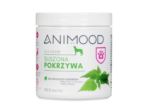 ANIMOOD Pokrzywa suszona dla psa 60g