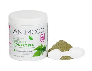 ANIMOOD Pokrzywa suszona dla kota 60g - image 2