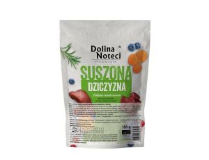 DOLINA NOTECI Karma suszona dla psa z dziczyzną 150g