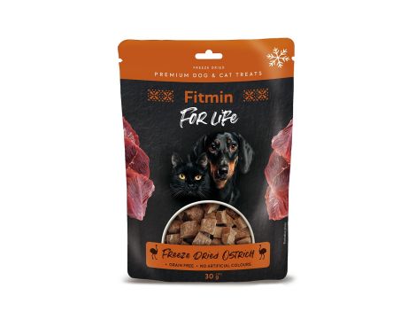 FITMIN dog&cat freeze dried ostrich 30g