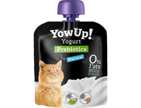 YOWUP! Jogurt naturalny z prebiotykami dla kotów 85g