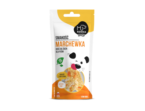 KOEMA Smakowita kość do żucia z marchewką 55g