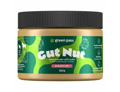 GREEN PAW Gut Nut masło orzechowe z inuliną dla psów 350g