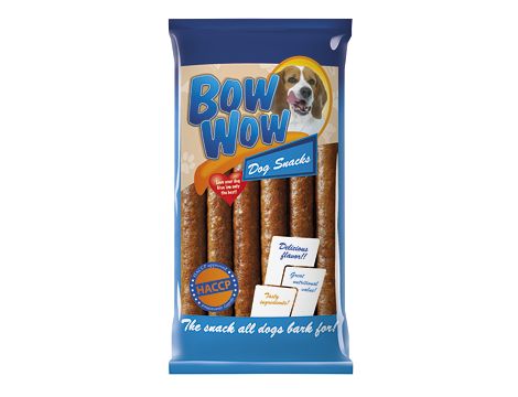 BOW WOW Kiełbasa XS z kolagenem i słoniną 6szt [F440K]