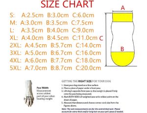 AKOPAWON Antyposlizgowe skarpetki dla psów, 4 sztuki, kolor szary, rozmiar XXL psa psów 10-14kg - image 2