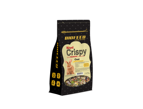 BIOFEED ROYAL CRISPY PREMIUM Cuni pokarm dla królików 750g