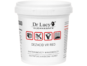 DR LUCY Preparat bakterio-, wiruso- i grzybobójczy w proszku [Dezacid VR red] 150g