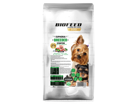 BIOFEED EUPHORIA BREEDER STARTER Mini & Small dla psich mam i ich maluchów z jagnięciną 2kg