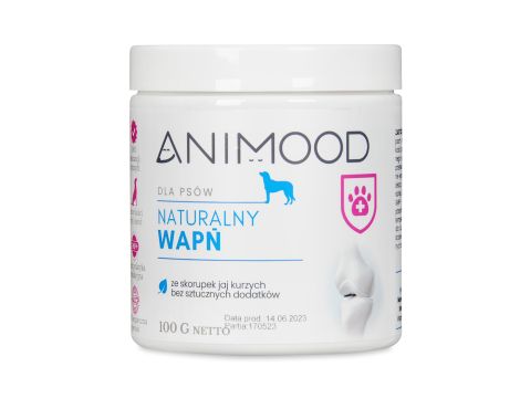 ANIMOOD Naturalny wapń dla psa 100g